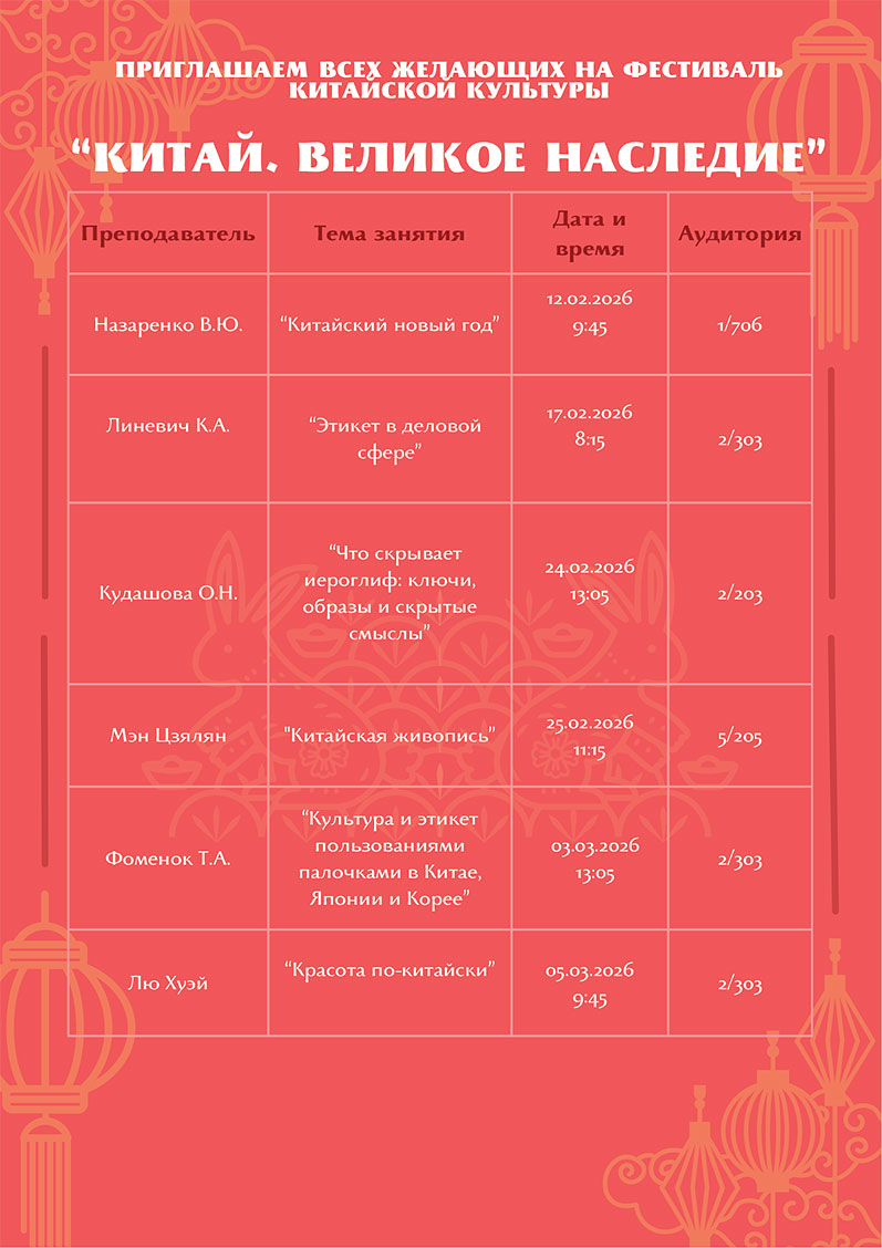 Подробнее о статье Фестиваль китайской культуры «Китай. Великое наследие» 2026